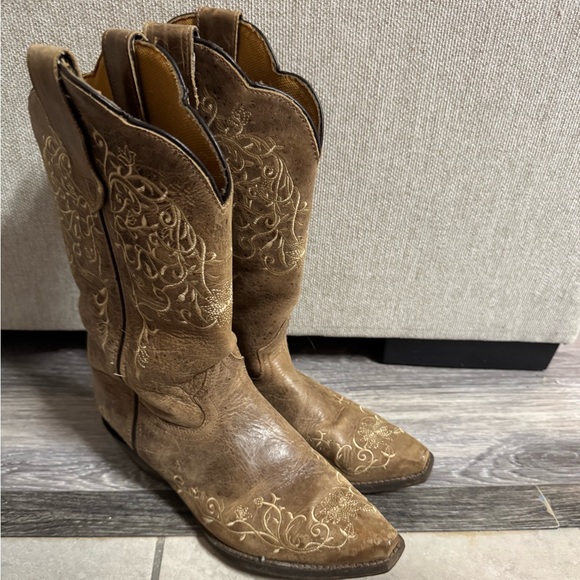 Women’s DanPost Cowboy Boots size 9 - Picture 1 of 5